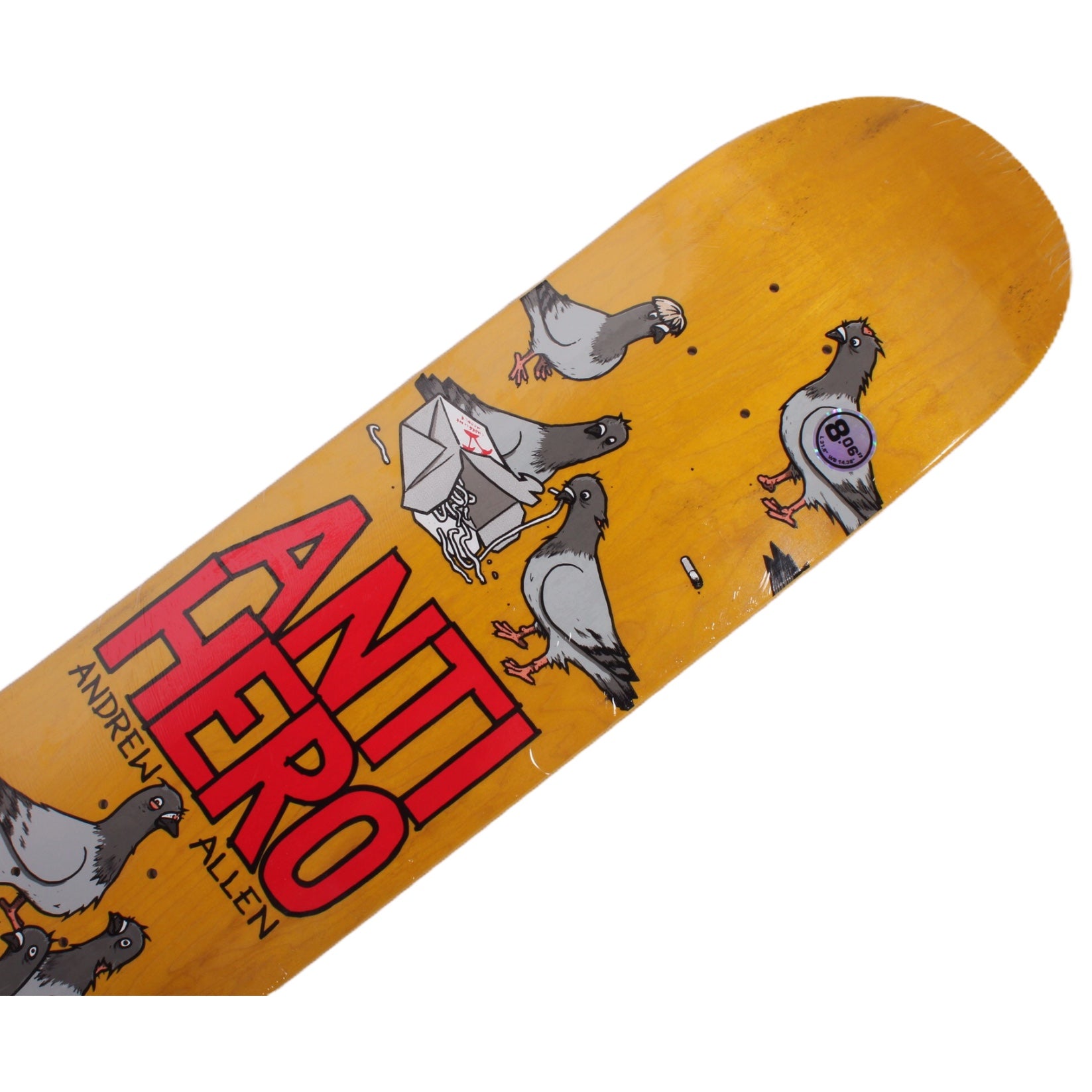 Overripe Anti Hero Set of 3 Decks Flock of Pigeons 2015s Allen 8.06&quot; Gerwer 8.25&quot; Pfanner 8.5&quot;