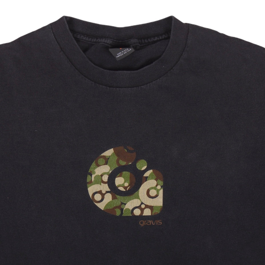 Overripe Gravis Camo Logo Tee Large