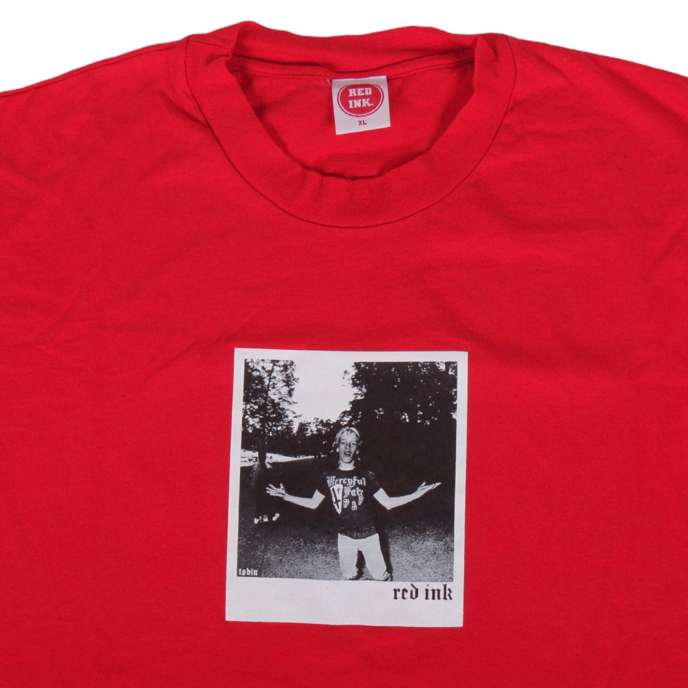 Overripe Red Ink Tobin Yelland Polaroid Tee Red XL