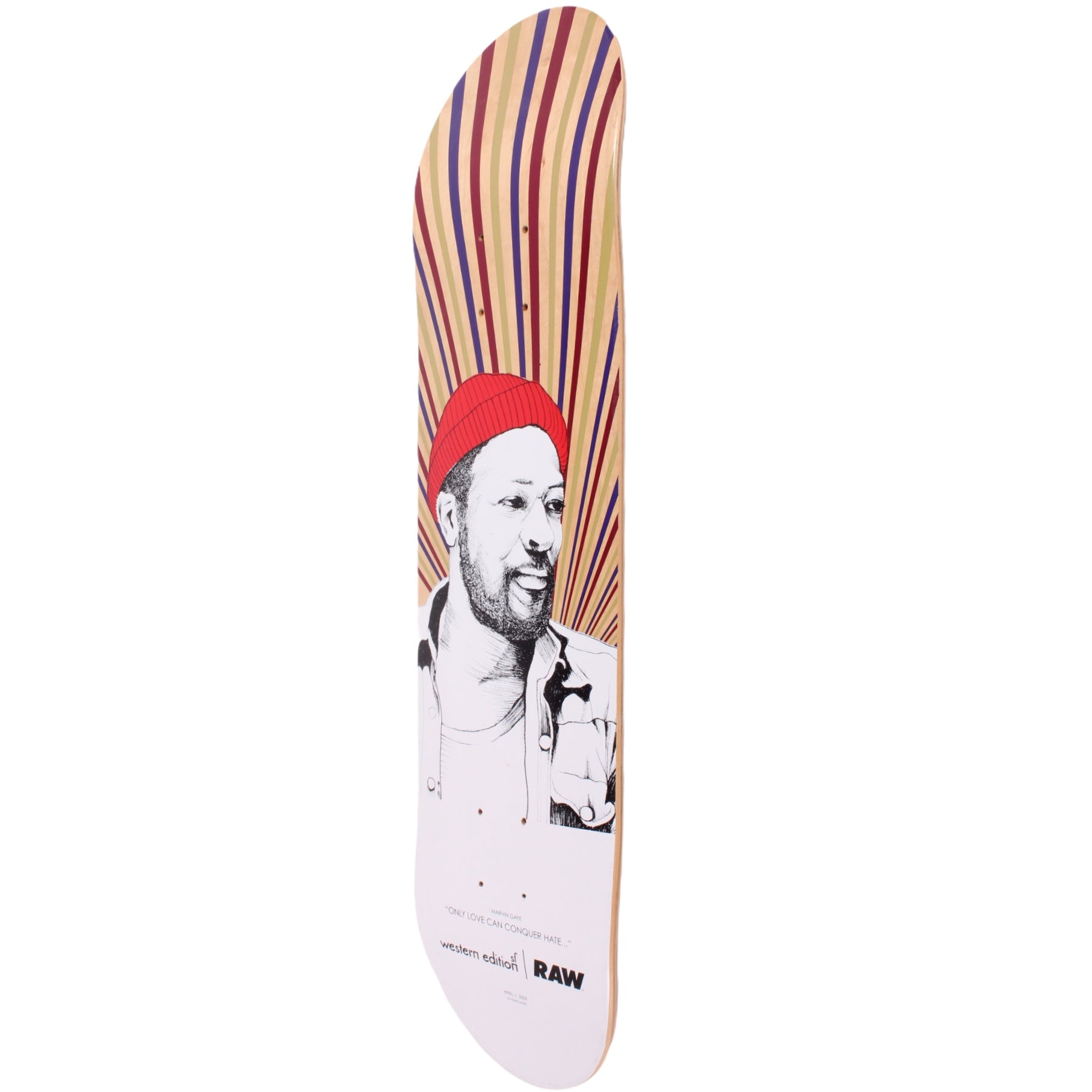 Overripe RAW x Western Edition Marvin Gaye Deck (2009) 7.5"