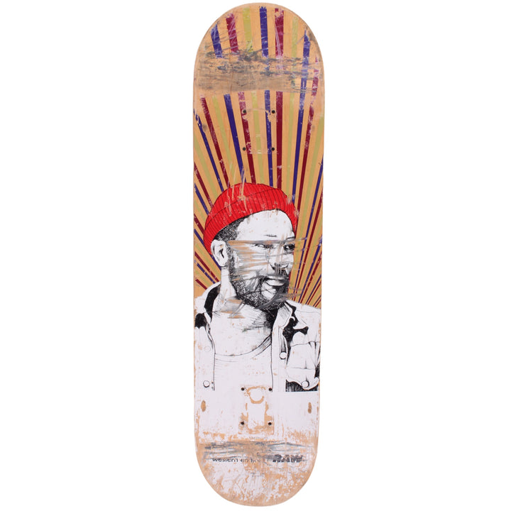 Overripe RAW x Western Edition Marvin Gaye Deck (Skated) (2009) 7.5"