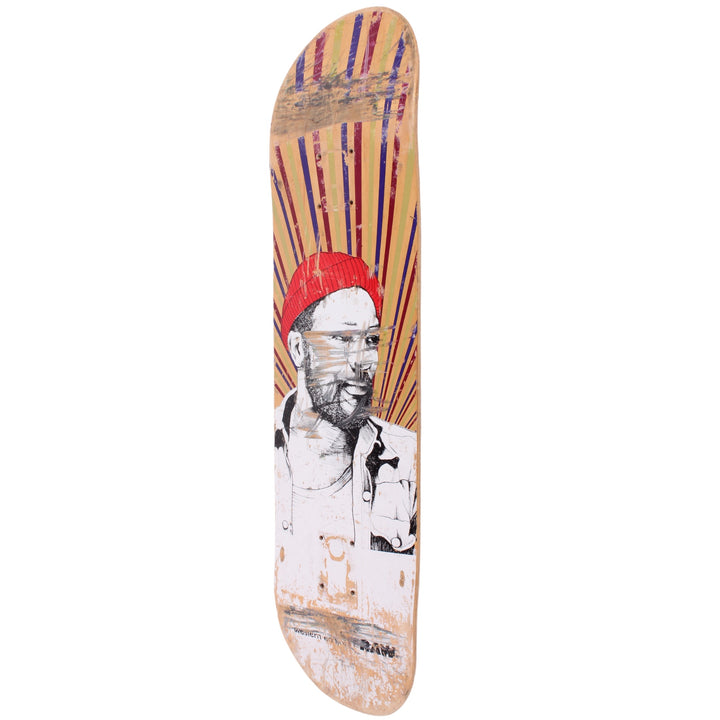 Overripe RAW x Western Edition Marvin Gaye Deck (Skated) (2009) 7.5"