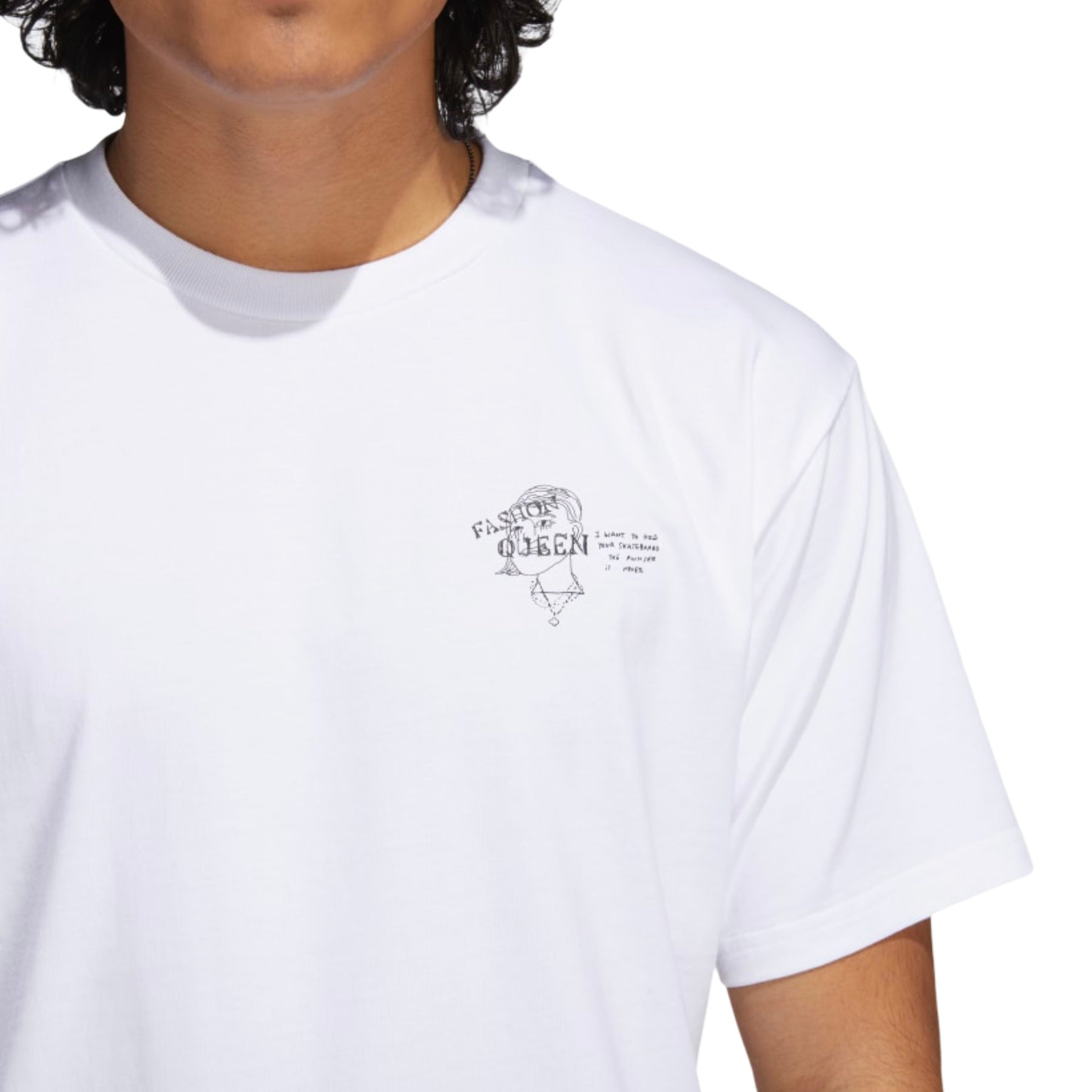 Adidas Gonz The Answer Is Never Tee White