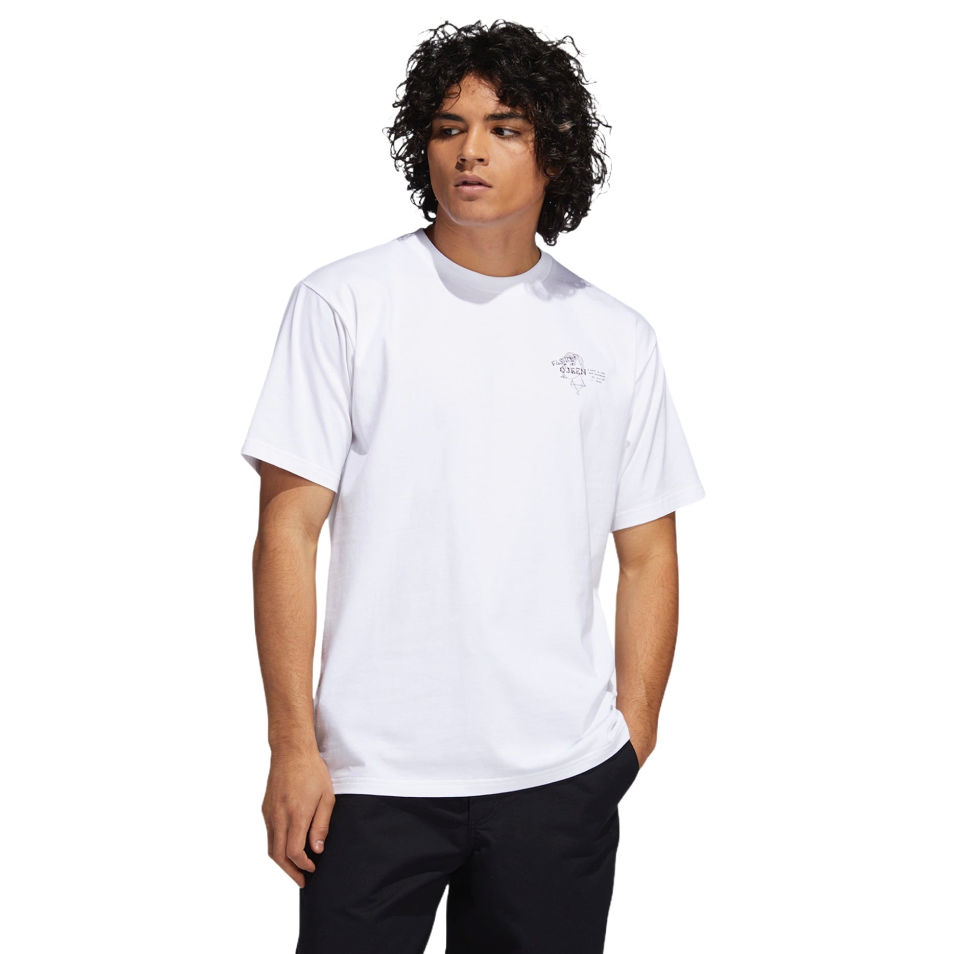 Adidas Gonz The Answer Is Never Tee White