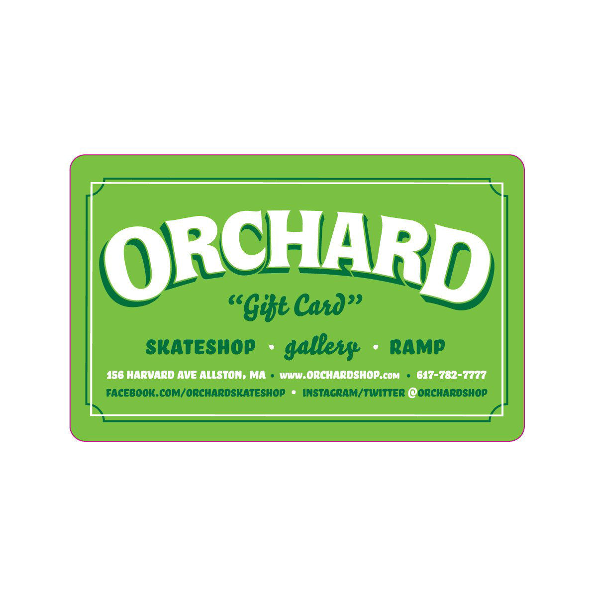 Orchard Gift Card