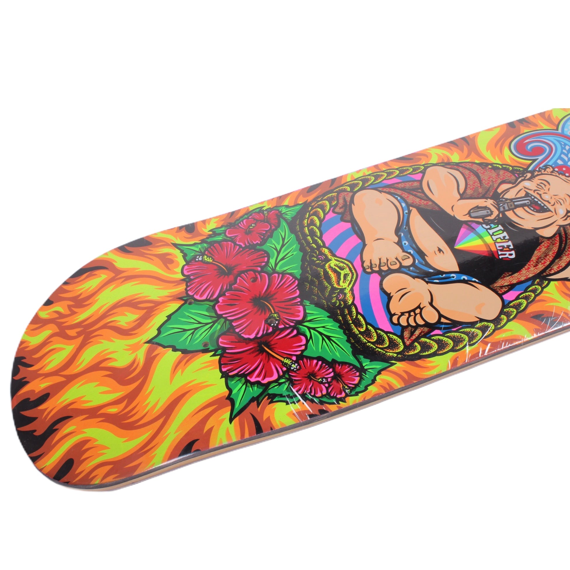 Overripe Paisley Skates Sean Cliver Hang Loose Buddha Deck 8.375&quot;