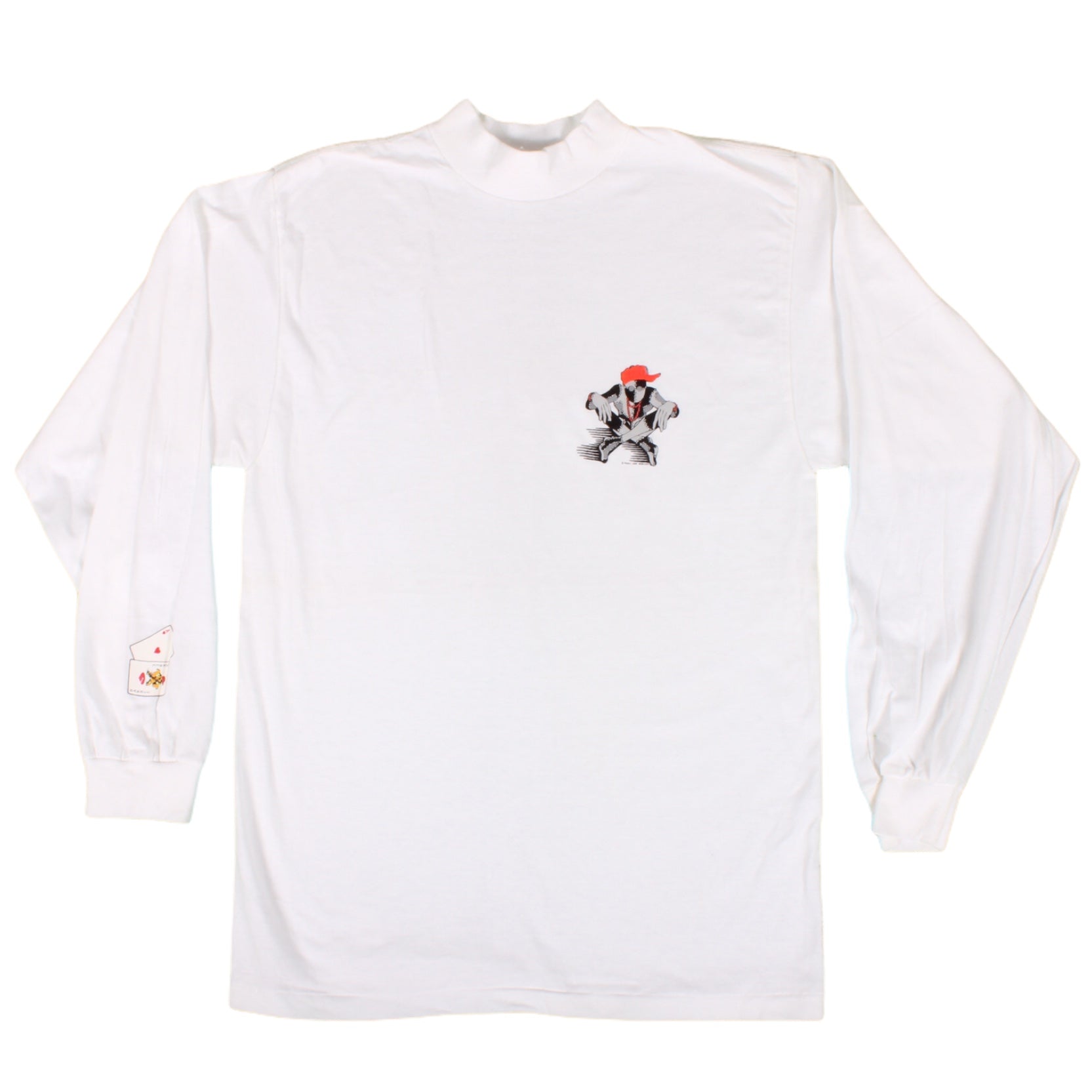 Overripe Powell Peralta Ray Barbee Mock Turtleneck Tee White Small (1989)