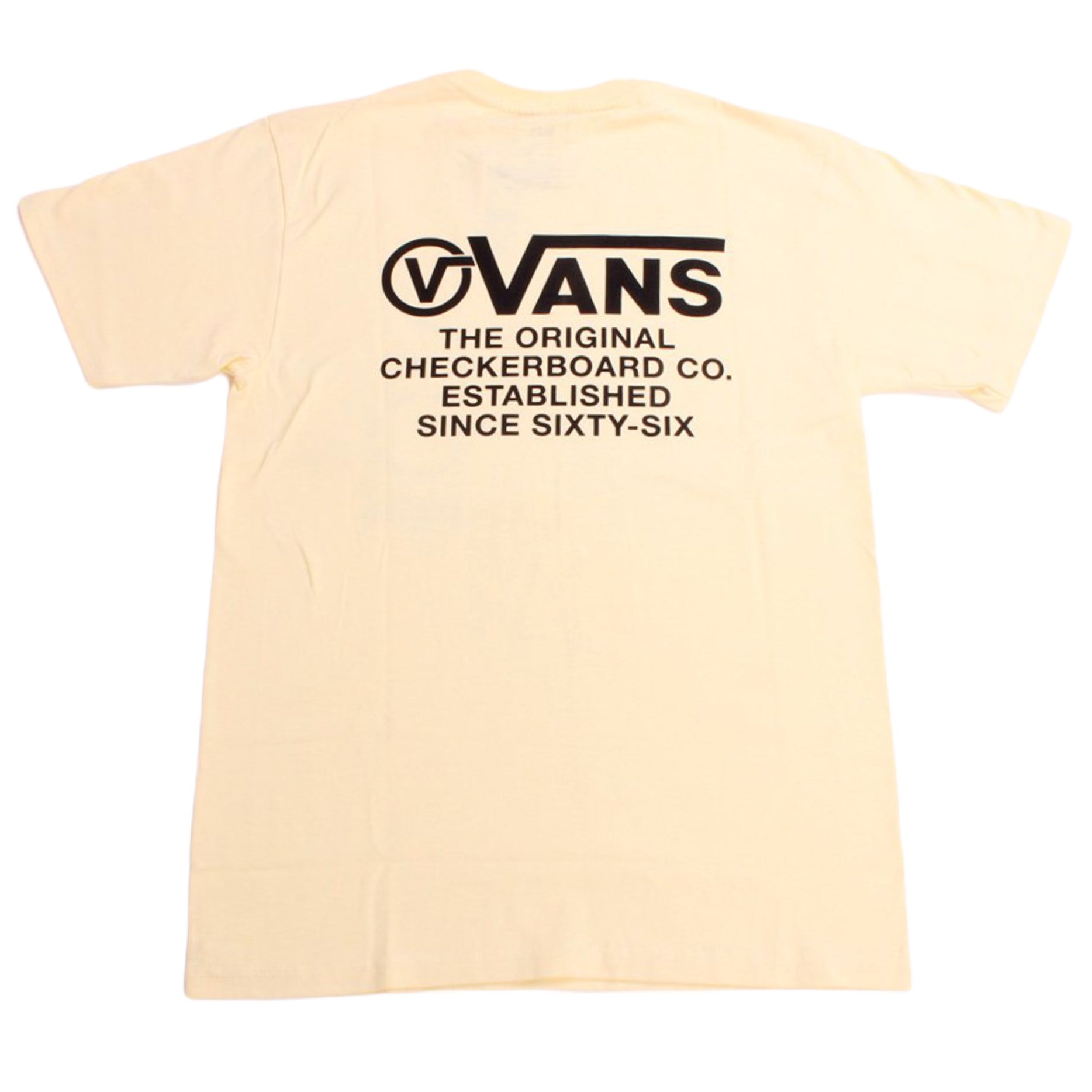 Vans Tee Distortion Type Double Cream