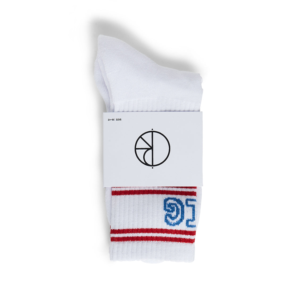 Polar Skate Co. Big Boy Socks White/Blue/Red