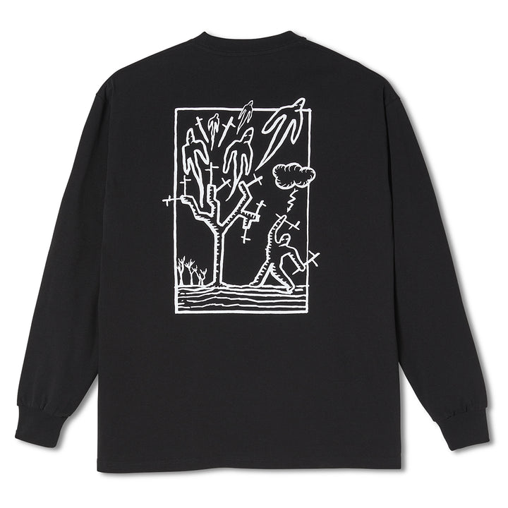 Polar Skate Co. Heaven Longsleeve Tee Black