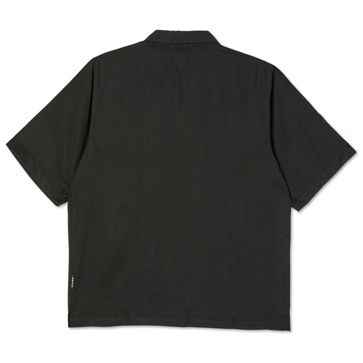 Polar Skate Co. Square Stripe Bowling Shirt Black