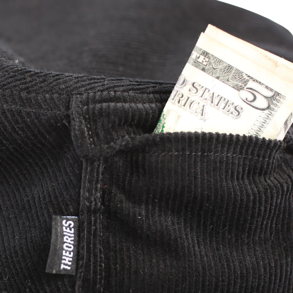 Theories Corduroy Bucket Hat Black