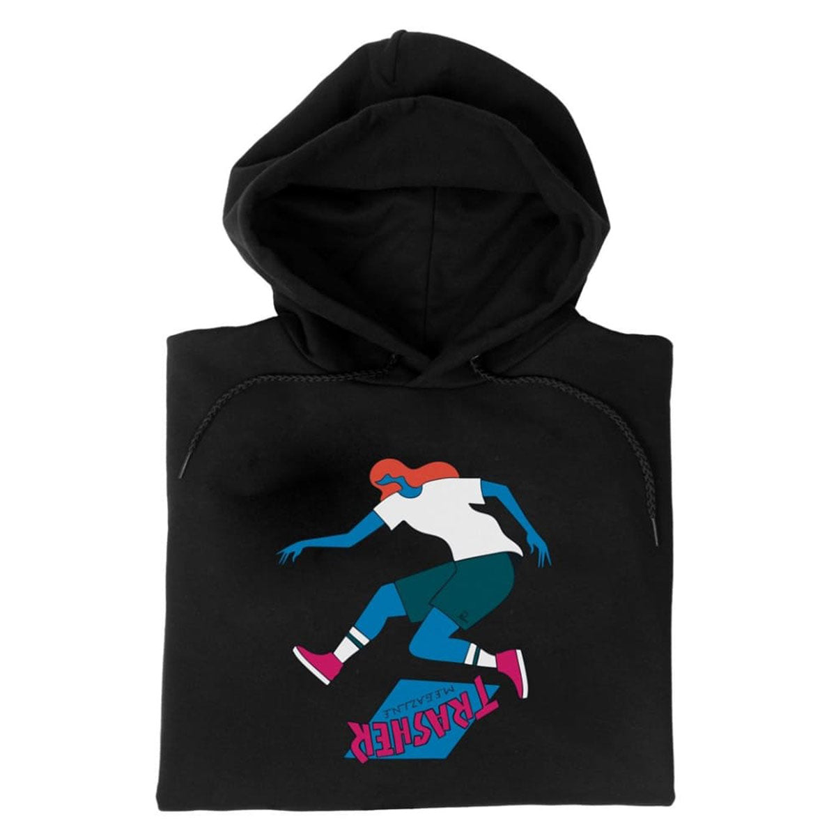 Thrasher Parra Tre Hooded Sweatshirt Black