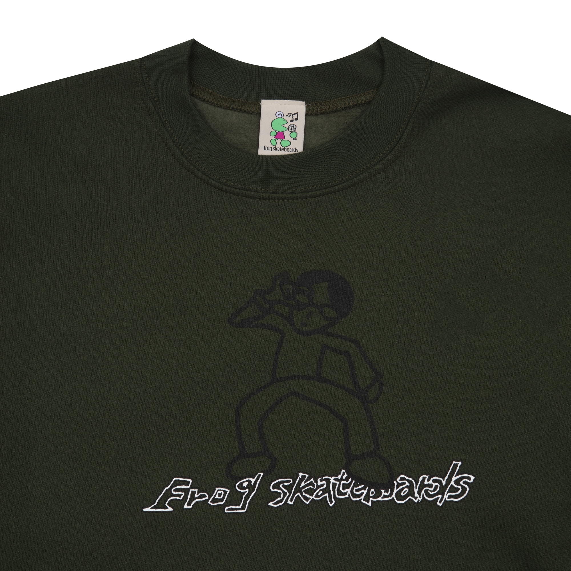 Frog Skateboards Unlocked Crewneck Green