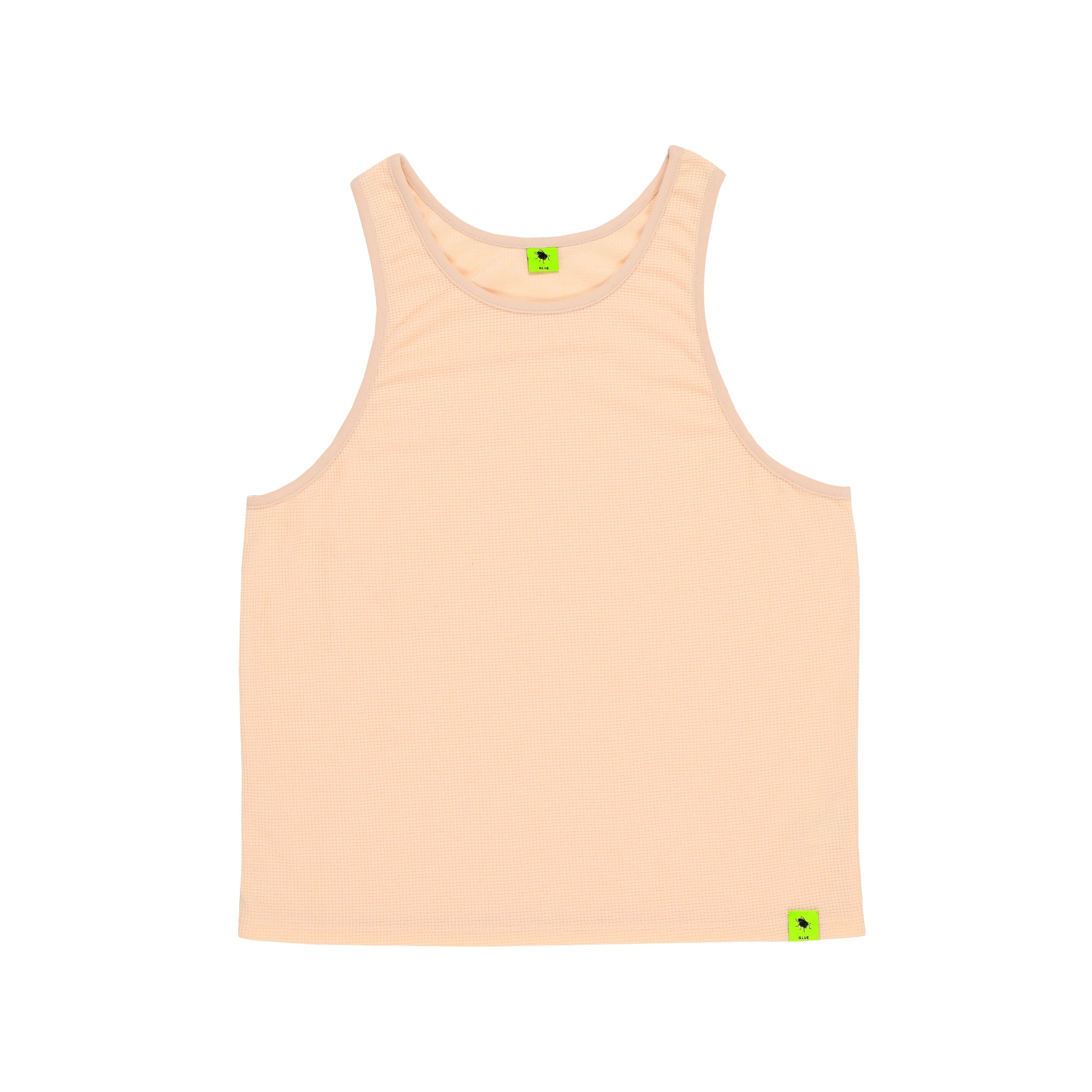 Glue Waffle Tank Top Cream