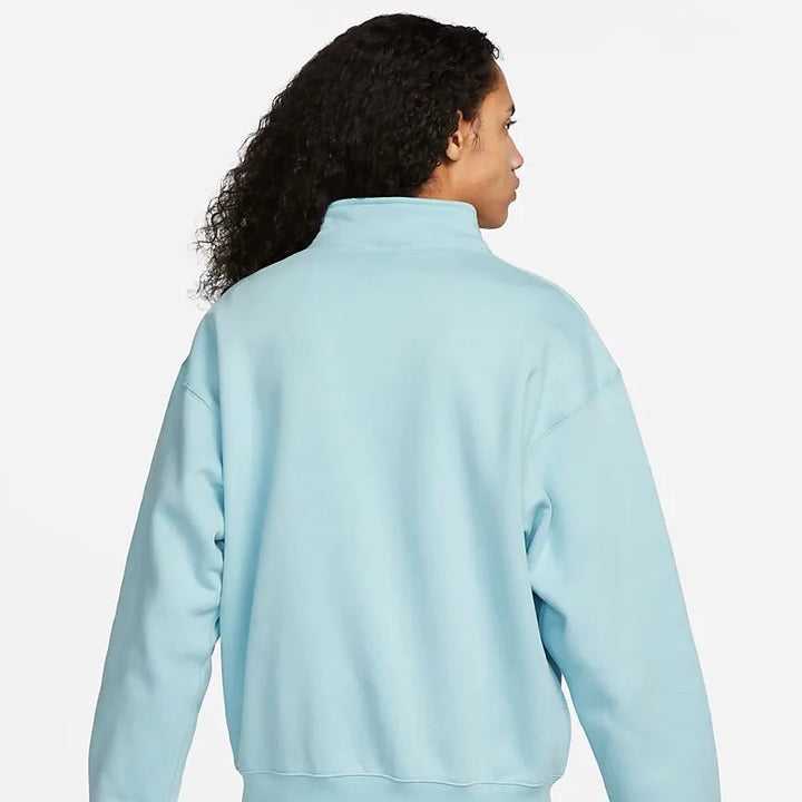 Nike SB 1/2-Zip Fleece Skate Pullover Ocean Bliss