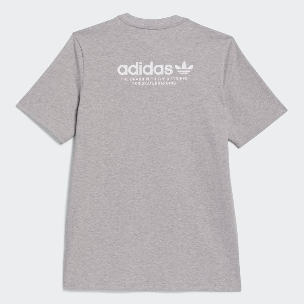 Adidas 4.0 Logo Tee Medium Grey Heather