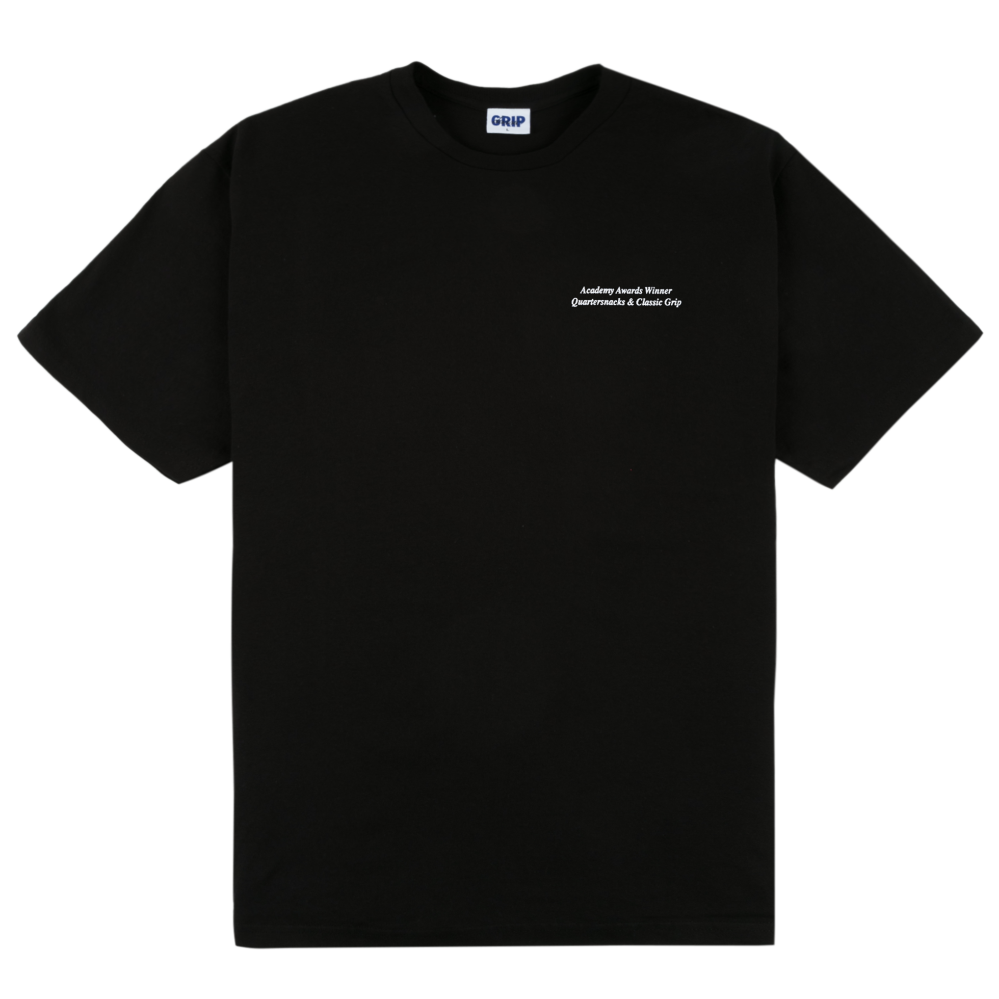 Quartersnacks X Classic Grip Winner Tee Black