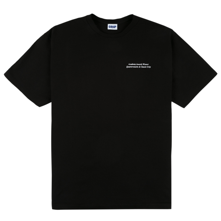 Quartersnacks X Classic Grip Winner Tee Black