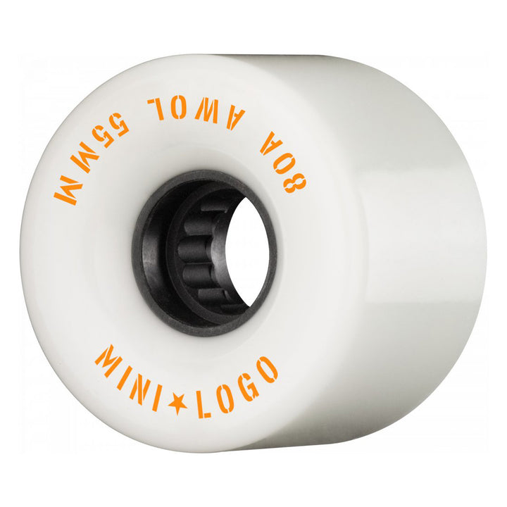 Mini Logo Wheels AWOL White 80a 55mm